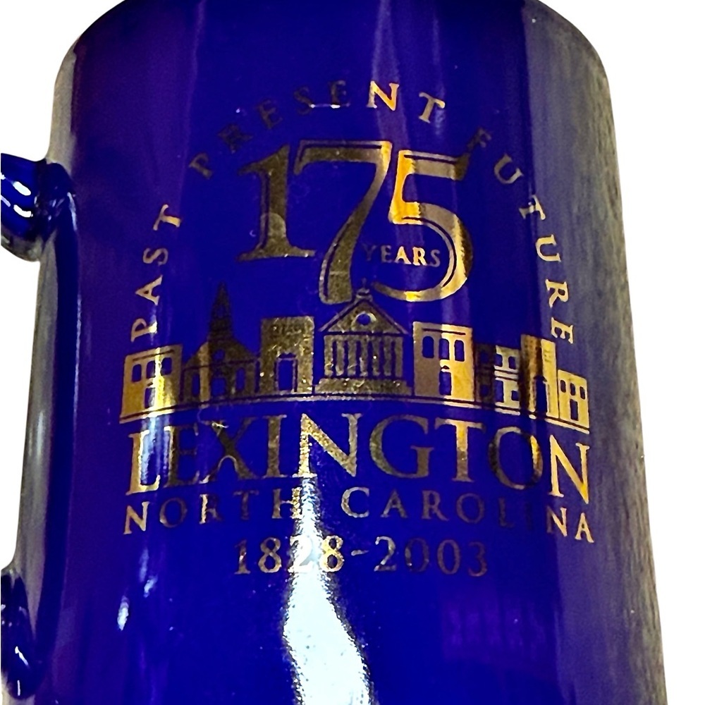 Vintage 2 City of Lexington NC Collectible Mugs Souvenir Stoneware Coffee Cups - Picture 5 of 7